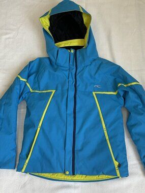 Kjus Boys Blue Yellow Ski Winter Jacket coat Size 128